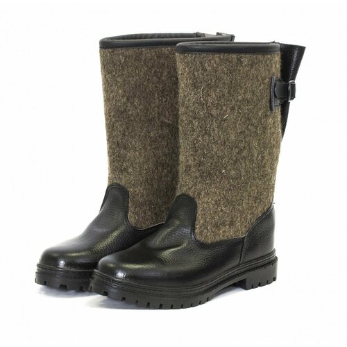 фото Сапоги факел, полнота 10, размер 46, черный, бежевый