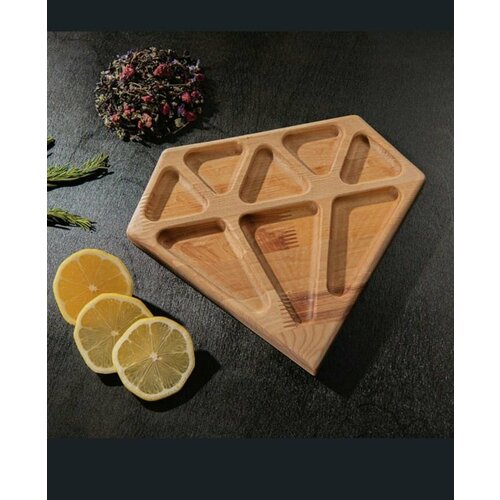 Менажница деревянная 8 секций