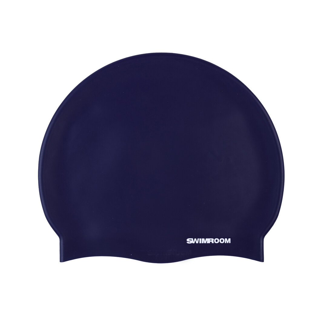 Силиконовая шапочка увеличенного размера SwimRoom "SwimRoom L", цвет темно-синий