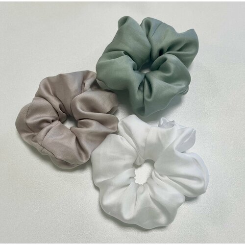 Набор резинок для волос из шелка 3 шт, тенсель, лиоцелл