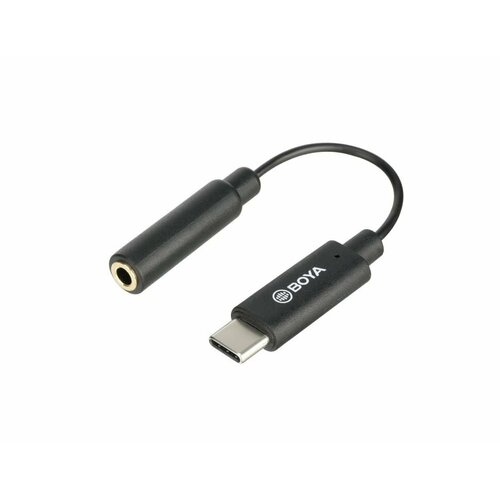 Переходник Boya BY-K9 3,5 мм TRRS на USB Type-C