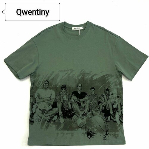 фото Футболка qwentiny, размер 3xl, серый