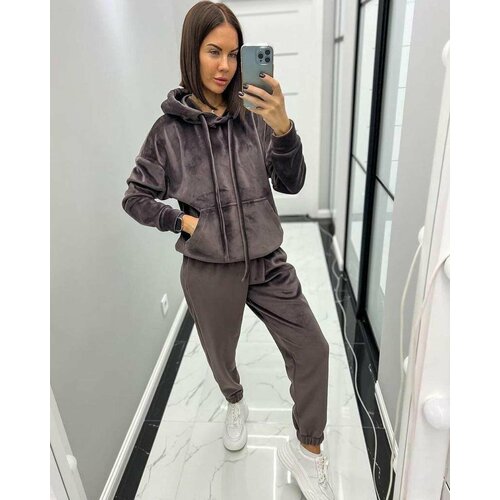 фото Костюм, размер xl, коричневый турция