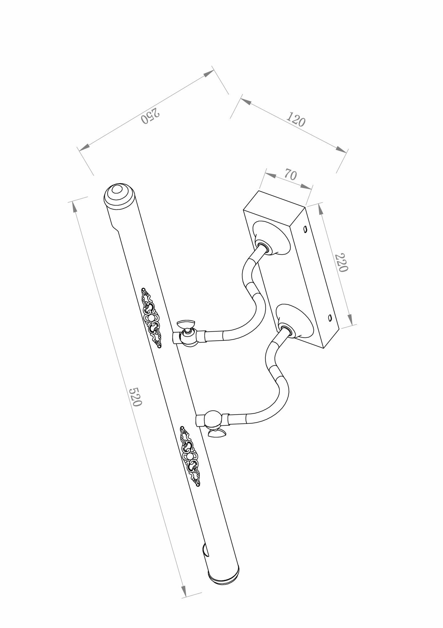 Подсветка Maytoni Oculus MIR014WL-L10G3K