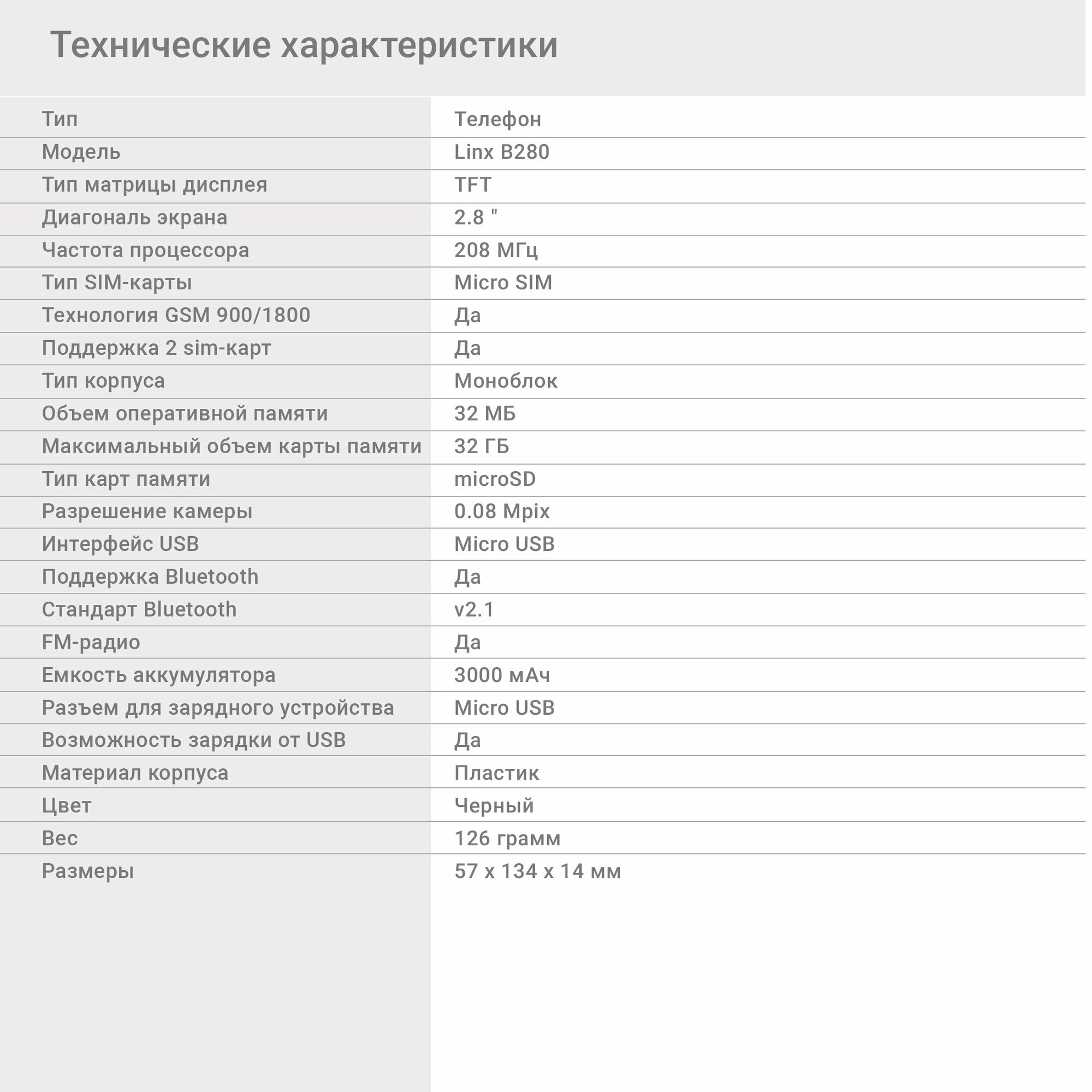 Сотовый телефон Digma LINX B280, черный - фото №19