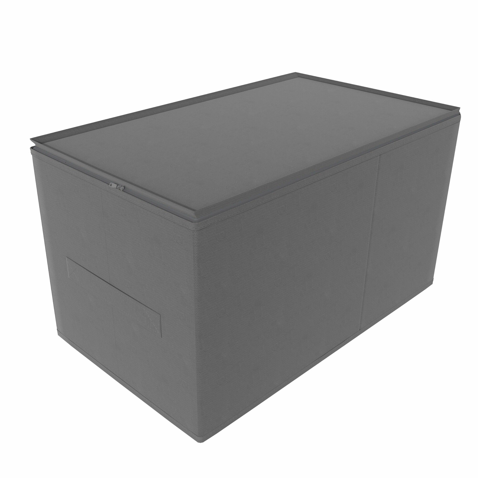 Коробка для хранения большая с крышкой на молнии / Контейнер для хранения / Кофр для одежды - фотография № 13
