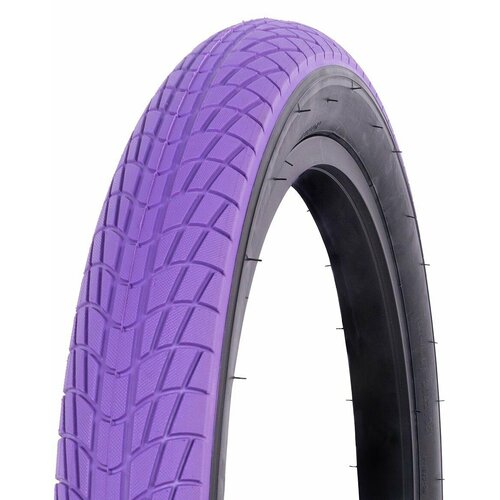 фото Покрышка для велосипеда bmx wd p-1023 20"х2.35" фиолетовый/черный techteam