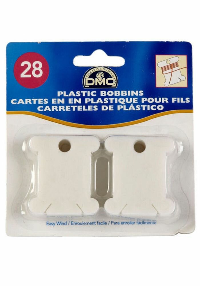 Бобины для мулине пластиковые 28 шт DMC (6102/12)