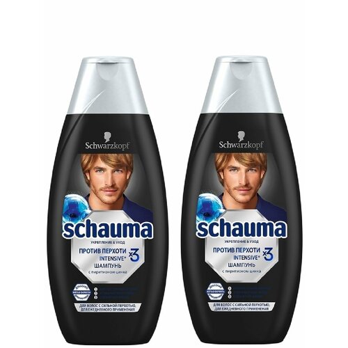 Шампунь мужской Шаума от перхоти 2 штуки 660₽