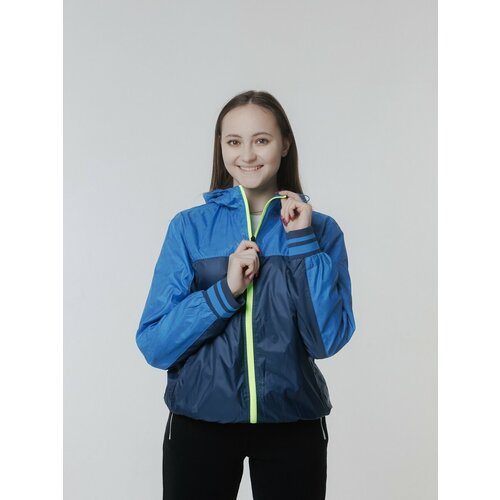 Куртка спортивная PEAK, размер S, синий ветровка peak размер s черный белый