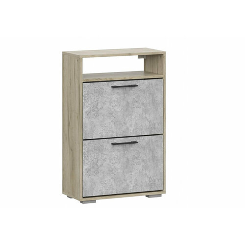 Обувница KAPIOVI BONTO, дуб крафтовый, фасады бетон