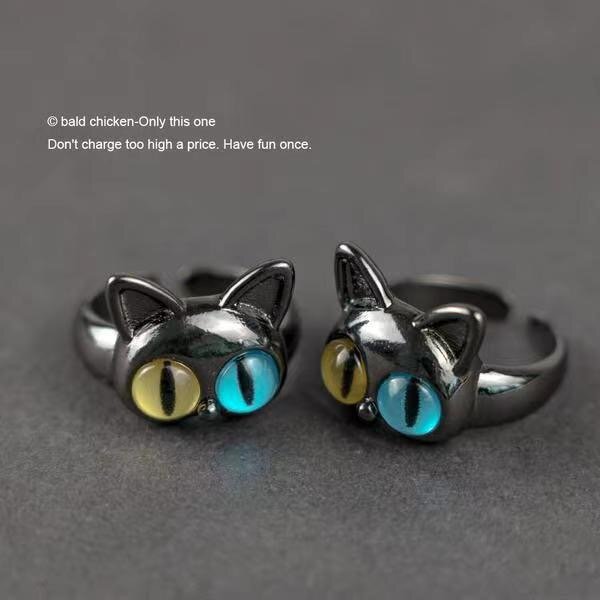 Кольцо-кулон, эпоксидная смола, безразмерное, черный — фото 1