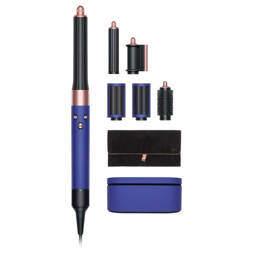 Стайлер Airwrap HS05 Complete Long Vinca blue Ros с дорожной сумкой и кожаным кейсом 5699900₽