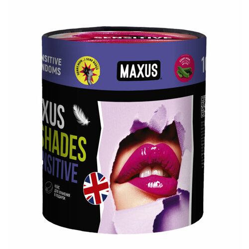 Презервативы в тубусе ультратонкие MAXUS SO MUCH SEX SENSITIVE 100 шт. презервативы maxus sensitive ультратонкие 3 шт