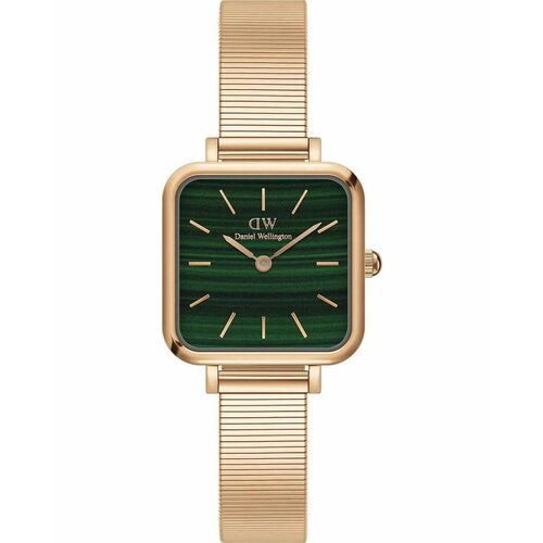 Наручные часы Daniel Wellington Quadro, розовый, зеленый