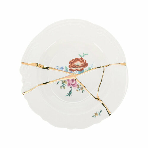 Тарелка глубокая Seletti Kintsugi