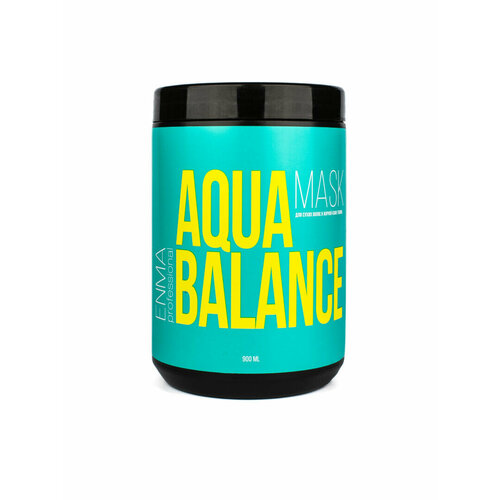 Маска для сухих волос и жирной кожи головы Aqua Balance, 900 мл ENMA PROFESSIONAL бивалентный шампунь для жирной кожи головы и сухих к ов luxor professional sebum balance 300 мл