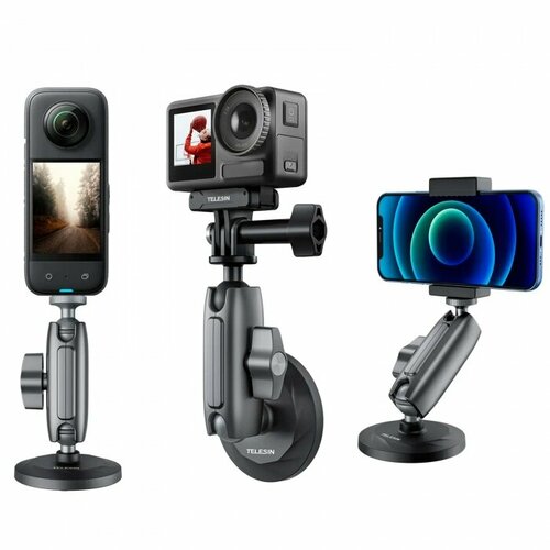 Telesin магнитное крепление GoPro аккумулятор telesin для экшн камеры gopro 9 10