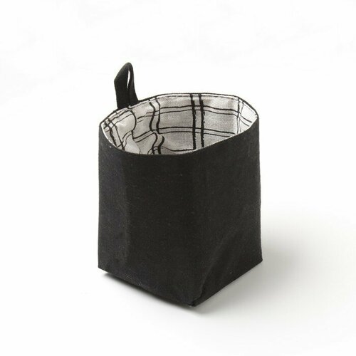 Текстил корзинка ЭтельНоме клетка 10х12см 50хл 50пэ 400₽