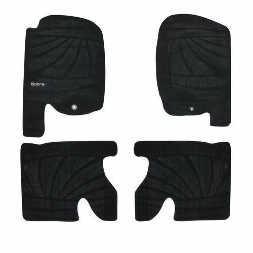 Коврики в машину для Opel Опель Zafira A 1999-2006 г - резинотекстиль Sotra 2004₽