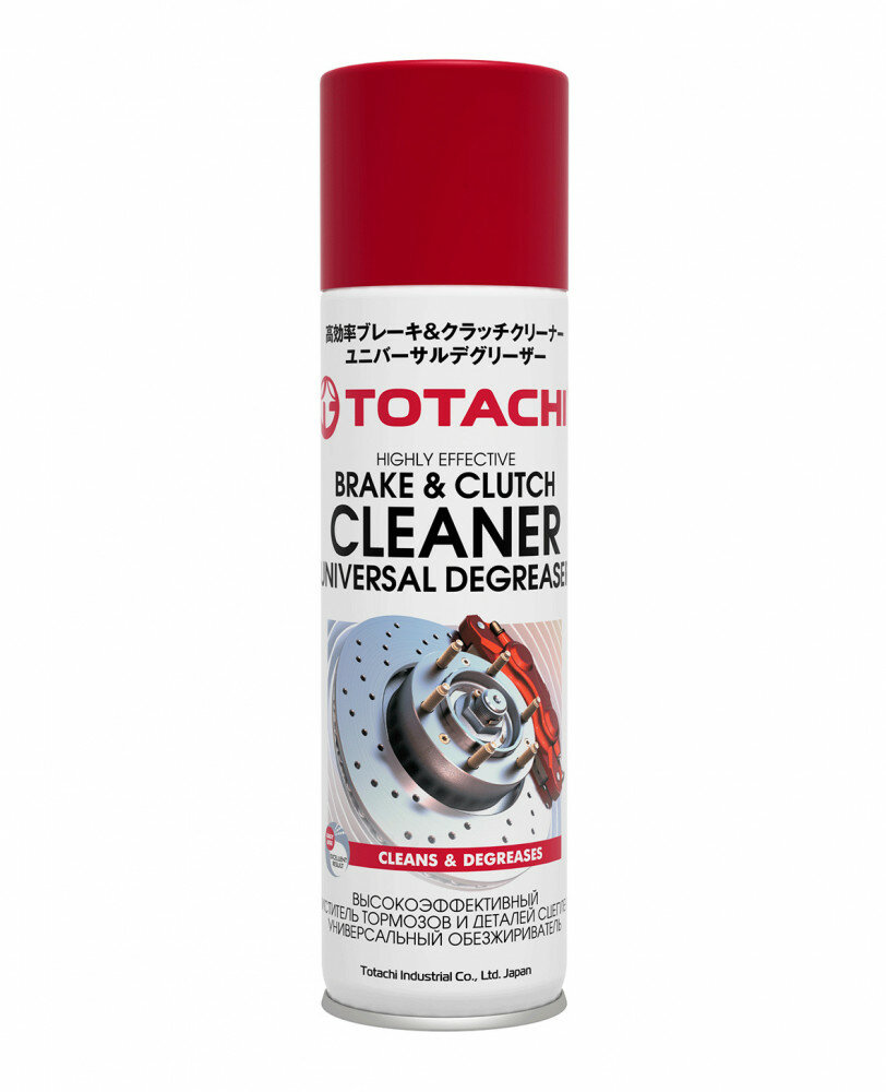 Очиститель тормозов и деталей сцепления TOTACHI BRAKE & CLUTCH CLEANER 0,65л