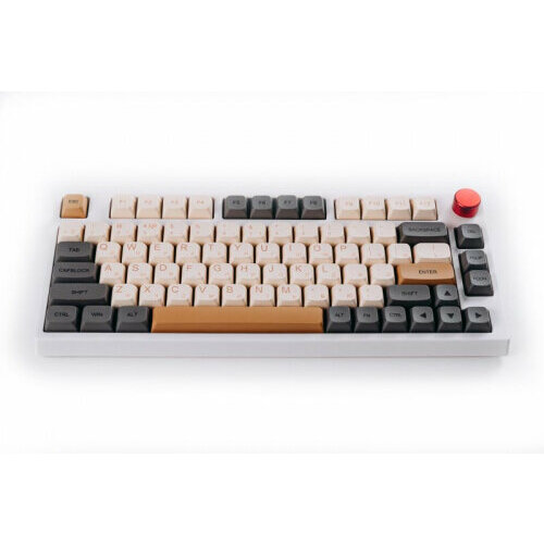 Клавиатура беспроводная/проводная Epomaker TH80 Pro Keyboard (Budgerigar White Dawn) клавиатура беспроводная проводная epomaker th66 pro keyboard budgerigar white sushi th66pro wht sus budg