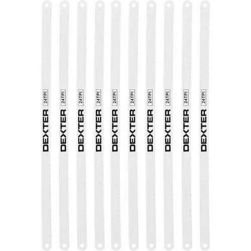 Полотно по металлу Dexter HL-15-1 300 мм углеродистая сталь 10 шт 599₽