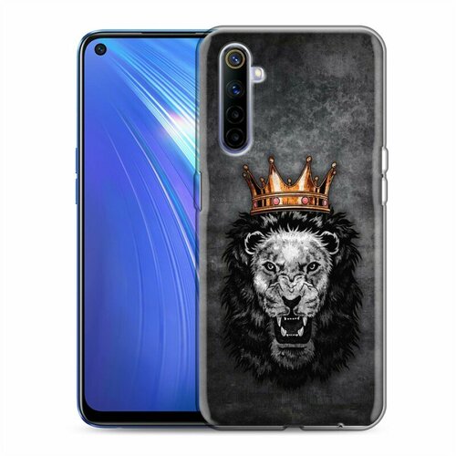 дизайнерский силиконовый чехол для iphone 13 король лев Дизайнерский силиконовый чехол для Realme 6S Король лев