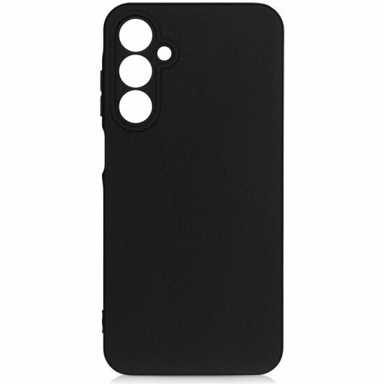 Силиконовый чехол DF для Samsung Galaxy A25 (5G), sCase-186 (black), черный