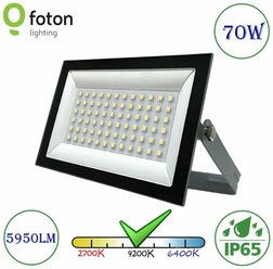 Светодиодный прожектор Серый FL-LED Light-PAD Foton Lighting 70W 4200К 5950Lm IP65