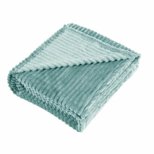 Плед Line 150x200 см велсофт цвет голубой Celadone 4