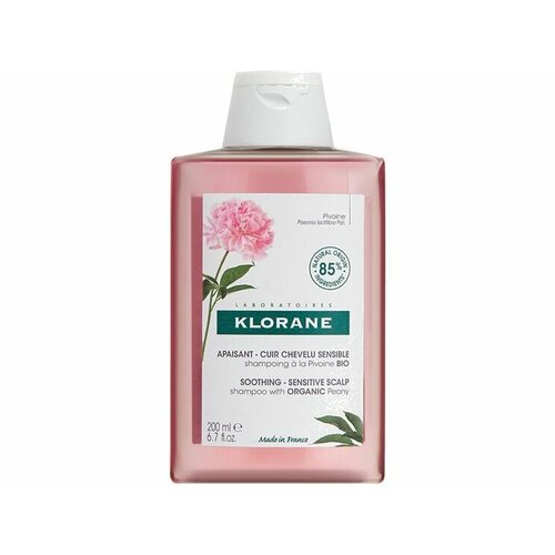 Шампунь для волос с экстрактом пиона успокаивающий KLORANE soothing hair shampoo with peony extract