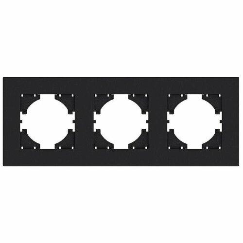 Рамка 3-местн. City графит GUSI С1113-010