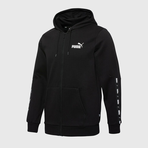 Толстовка PUMA Puma ESS+ Tape Full-Zip, размер XL, черный