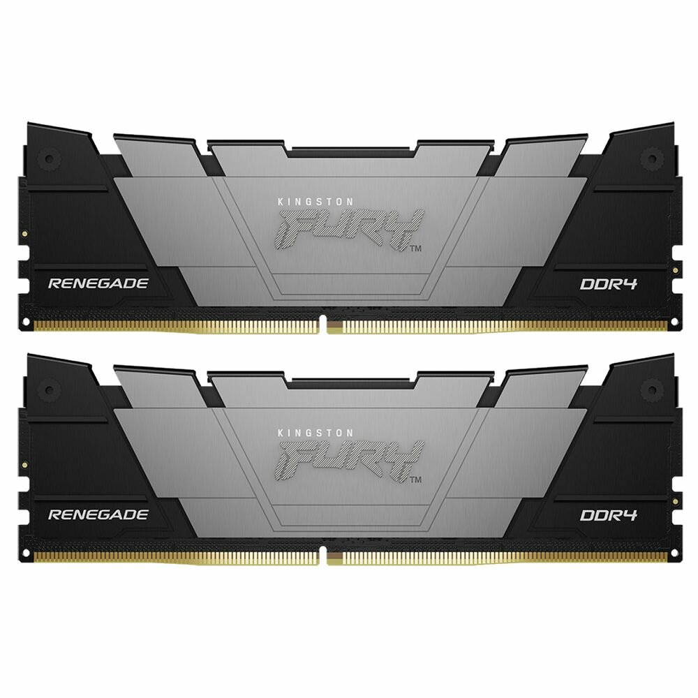 Kingston Модуль памяти Kingston 64GB DDR4 3600 FURY Renegade Black XMP Non-ECC Unbuffered DIMM (Kit 2*32gb) 2RX8 18-22-22 1.35V 288-pin 16Gbit KF436C18RB2K2/64