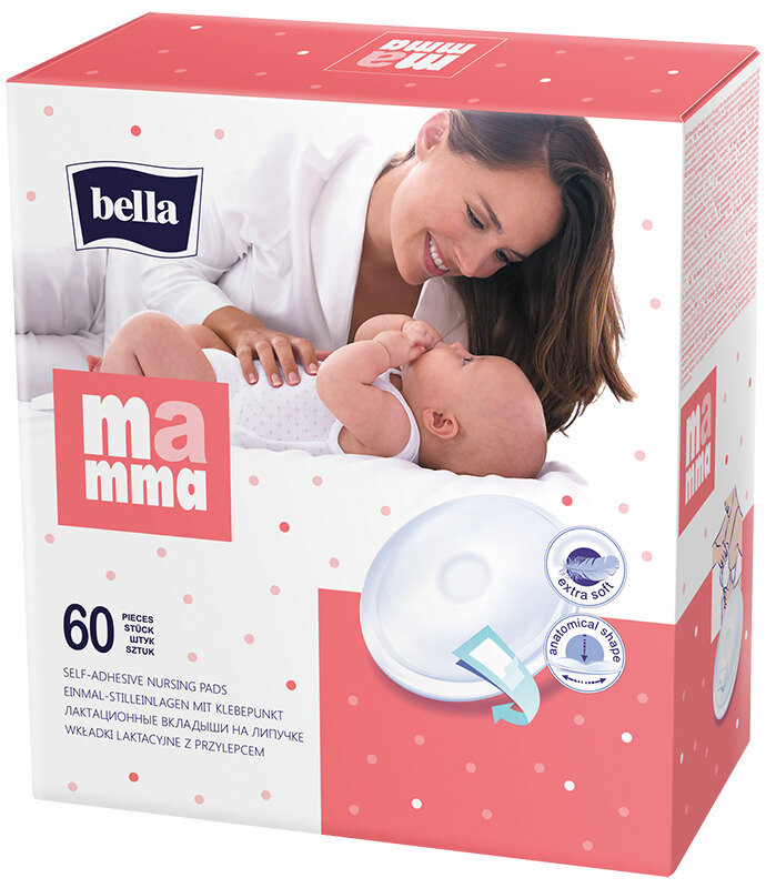 Вкладыши лактационные bella мамма 60 шт./ прокладки для груди