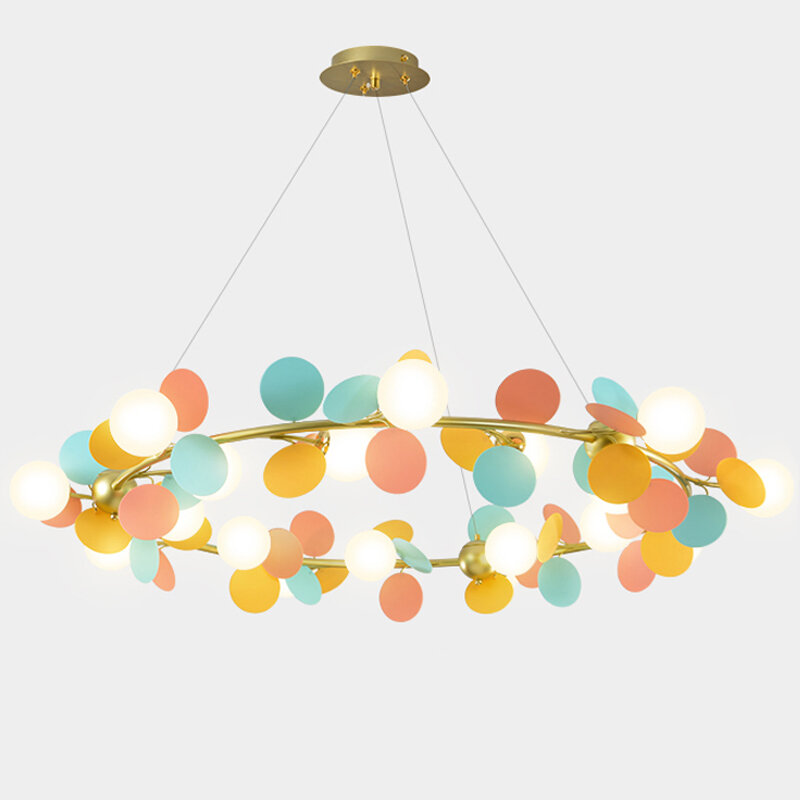 фото Loft Concept Люстра MATISSE Chandelier circle multicolor 40.3603-0