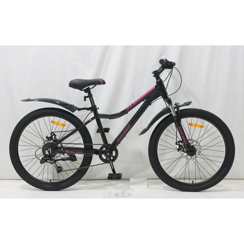 Велосипед 26 AVENGER A261DW (DISK) (6-ск.) (ALU рама) черный/фиолетовый (рама 15) 2024г