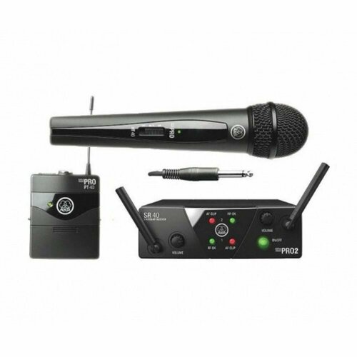 AKG WMS40 Mini2 Mix Set US25BD - Радиосистема с приёмником SR40 Mini Dual 1 портативным и 1 ручным передатчиками 53795404 4229000₽