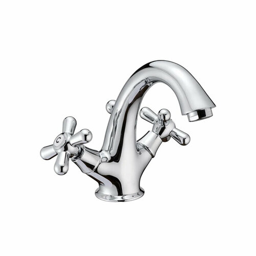 Huber Croisette Смеситель для раковины на 1 отв с донным клапаном цвет хром 14535₽