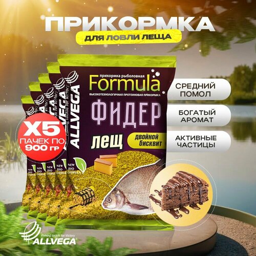 ALLVEGA Formula Feeder Bream GBF09-FB, 4500 г, 5 шт.