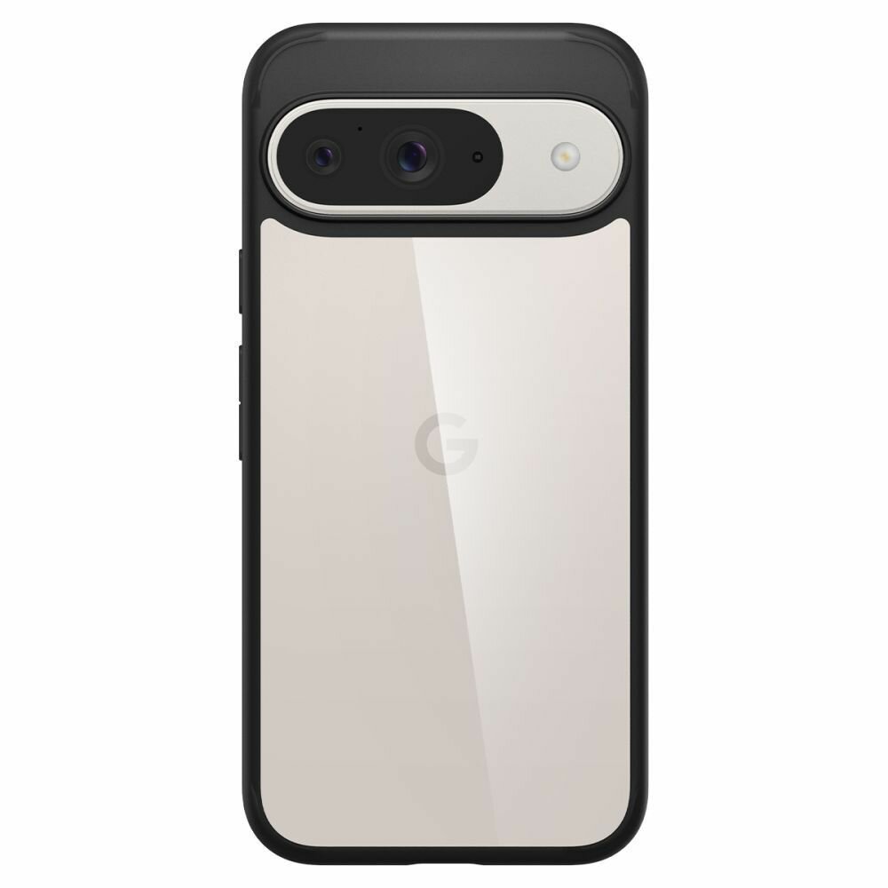 Защитный чехол Spigen Ultra Hybrid для Google Pixel 9/9 Pro (Гугл Пиксель 9/9 Про) matte black ACS07690 — фото 1
