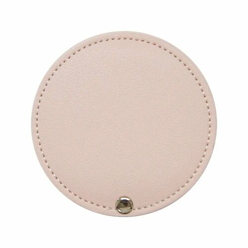 Портативное зеркало из искусственной кожи Pink 154₽