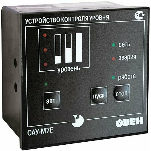 Регулятор уровня жидкости или сыпучих сред овен САУ-М7Е цвет черный 11250₽