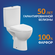 Унитаз напольный компакт безободковый Cersanit PARVA Clean On S-K...