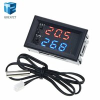 GREATZT W1209WK W2809 DC 12 В светодиодный цифровой термостат контроль температуры термометр термоконтроллер модуль переключателя + датчик NTC