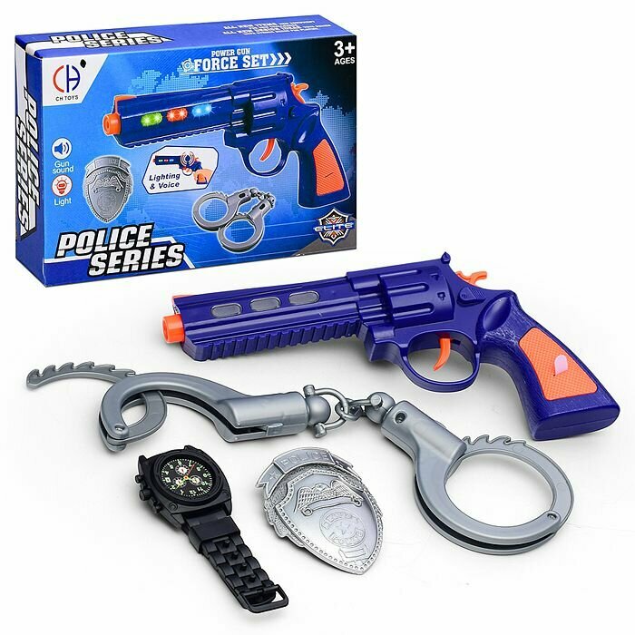 Набор полицейского "Агент" на батарейках в коробке CH555B-3 UralToys