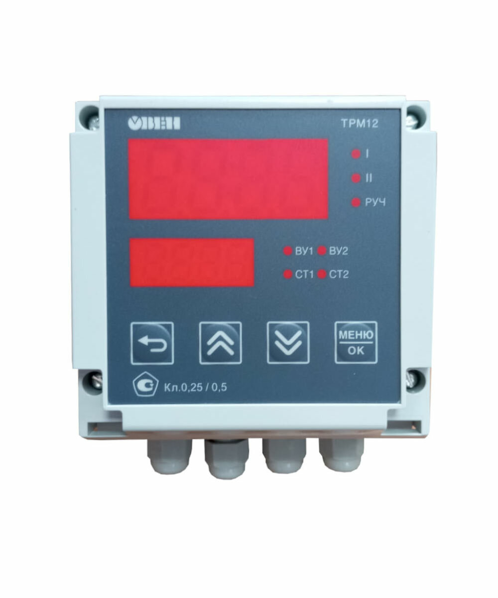Измеритель-регулятор микропроцессорный овен ТРМ12-Н. У2. РР, электронное управление — фото 1