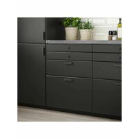 Фасад для кухни панель ящика IKEA KUNGSBACKA кунгсбакка, 60x20 см, 2 шт, антрацит