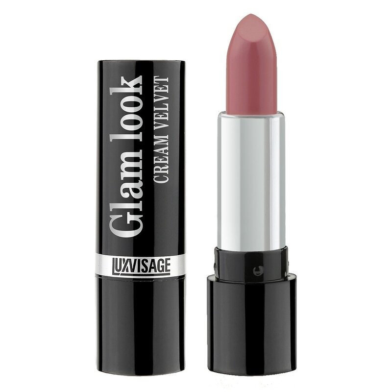Помада губная GLAM LOOK cream velvet, тон 329 Пряная карамель, LUXVISAGE